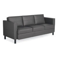 Global Citi 7877 3 Seat Black Sofa $1,267