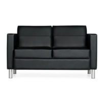 Global Citi 7876 Two Person Black Sofa  $1,004