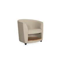 Sirena Lounge Chair, Laminate Book Shelf $2,304 ♦