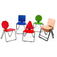 Children's Furniture Company* Stackable Fun Shape Chairs