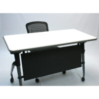 Flip Top Training Table, White or Espresso with Charcoal Base $1,150 ❊