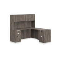 SL Desk Layout L, Corner L-Desk with Hutch  $2,376