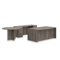 SL Desk Set Layout G, with Round Table  $3,288