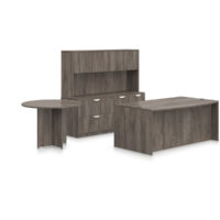 SL Desk Set Layout H, with Hutch and Round Table $4,613