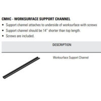 Global Evolve Compile Worksurface Support Channel Bar $84