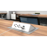 Ashley Duo Wedge Series™ Desk Power