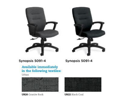 Global Synopsis 5090-4 Computer Chair $752 ♦ - Image 2