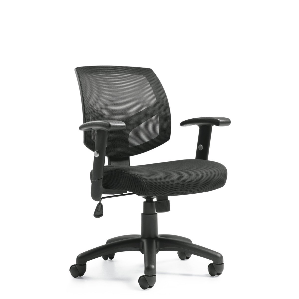 New OTG11514B Mesh Mid Back Tilter Chair $252 - Image 2