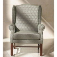 Global High Back Traditional Wingback Armchair $1,637 °