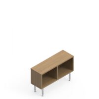 Global SideBar Low Bookcase with Vertical Divider $715 ♦