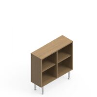 Global SideBar 2 High Bookcase with Vertical Divider $989 ♦