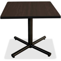 Lorell Hospitality Espresso Laminate Square Tabletop