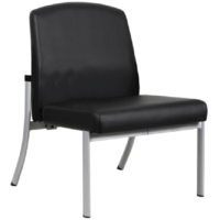 Express ET6001-BK Mid-Back, Armless Guest Chair, 350 LBS Capacity $1,016.40❊