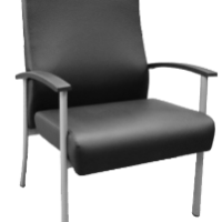 Express ET6003-BK High-Back Guest Chair, 350 LBS Capacity $1,161.60❊
