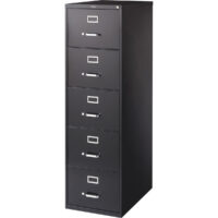 Lorell Fortress Legal Size Commercial Grade Vertical File Cabinet - 5-Drawer $1,010