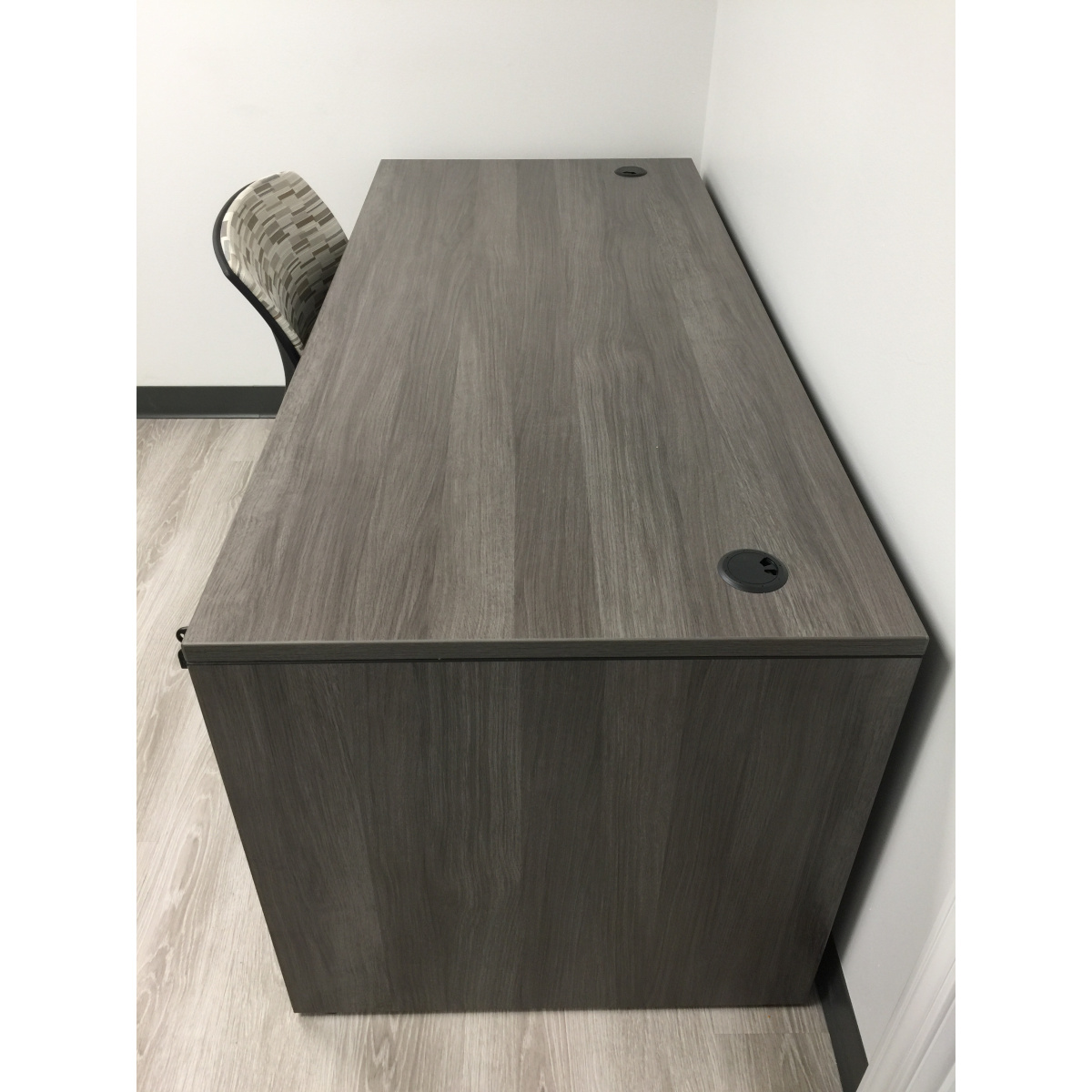 60x30" Artisan Grey Desk with Box-Box-File - Image 4