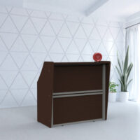 Straight Reception Desk with Counter