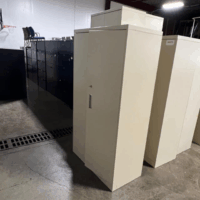 SOLD_Used 36"W x 65"H x 18"D Two-Door Storage Cabinets $300 each