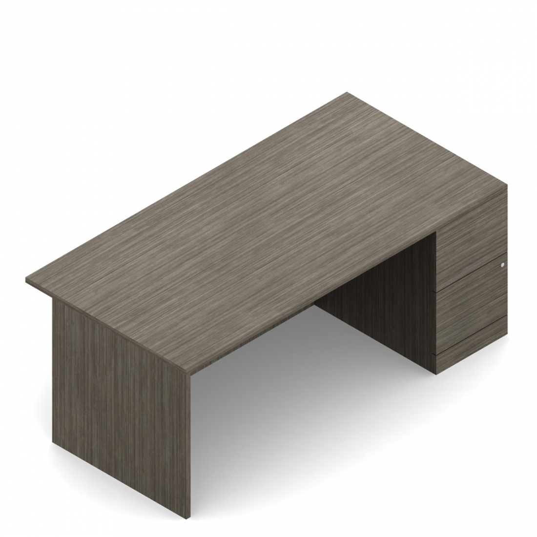 Global Zira™ Single Pedestal 72x30" Desk (Right) $1,863