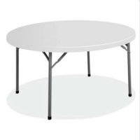 OfficeSource | Blow Molded Folding Tables | Round Plastic Blow-Molded Folding Table - 60"Dia. : $427