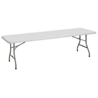 OfficeSource | Blow Molded Folding Tables | Rectangular Plastic Blow-Molded Folding Table 96'W x 30'D : $371