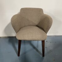Gresham Nevins Eloise Series Lounge Chair with Wooden Frame