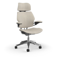 Humanscale® Freedom Task Chair with Headrest, Elle Bouclé 0200 $2,764
