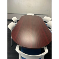 SOLD_Used 8' Racetrack Conference Table $399