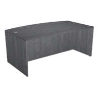 71"W x 36"D Bowfront Desk Shell