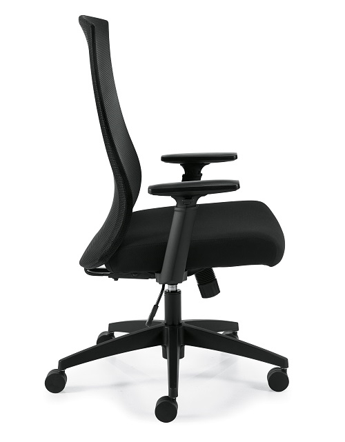 Offices to Go OTG11980B Mesh Back Office Conference Chair $525 - Image 4