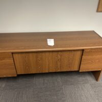 SOLD_Used Oak Storage Credenza