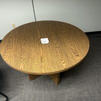 SOLD_Used Round Meeting Table $350